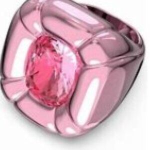 Swarovski Women's Ring Stainless Steel Crystal DULCIS Pink